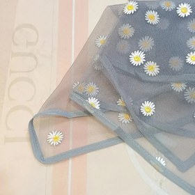 تصویر مینی اسکارف بابونه مینی اسکارف بابونه