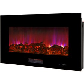تصویر شومینه برقی LCD طول 100 سانتی متر ا 100 cm long LCD electric fireplace 100 cm long LCD electric fireplace