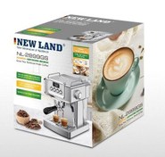 تصویر اسپرسو ساز حرفه ای مارک نیولند 20بار کد2899 NL-2899GS PRofessional Espresso maker NEW LAND 20BAR 2899gs