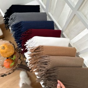 تصویر شال موهر ساده 20653 