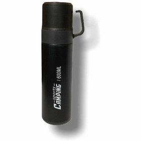 تصویر فلاسک استیل CAMPING اسپرت ۶۰۰میلی لیتر استیل دو‌جداره flask steel CAMPING sports 600 ml steel 2jedareh