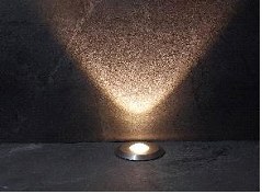 تصویر چراغ دفنی مدل زهره گرد لنز محدب 60 درجه توان 1 وات کد 55606