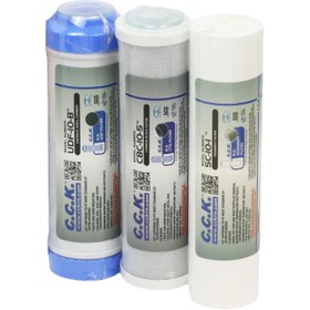 تصویر پک فیلتر مرحله 1و 2 و 3 دستگاه تصفیه آب سی سی کا C.C.K 