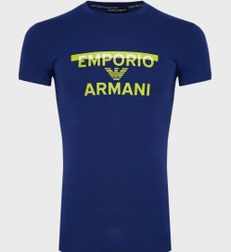 تصویر تی‌شرت بافتنی برند Emporio Armani Knit T-Shirt