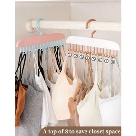 تصویر آویز چند کاره چسبی 8 شاخه 