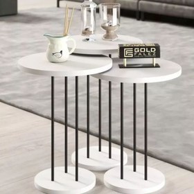 تصویر میز عسلی ۳ تیکه 