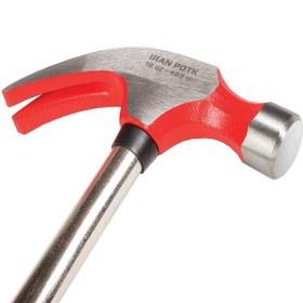 تصویر چکش میخ کش ایران پتک مدل AM1310 سایز 550 گرم Claw hammer