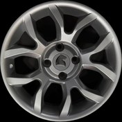 تصویر رینگ چرخ دنا پلاس ایران خودرو سایز ۱۶ نقره ای 