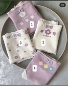 تصویر شورت عروسکی مدل شکوفه بنفش 