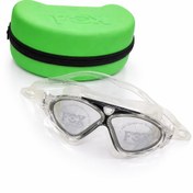 تصویر عینک شنای شفاف ضد بخار FOX | همراه با کیس نگهدارنده اورجینال عینک شنای شفاف ضد بخار FOX اورجینال