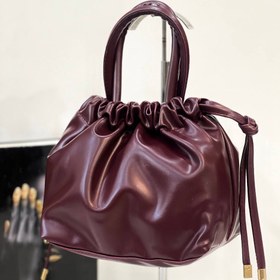 تصویر کیف زنانه لاکچری زرشکی کد 210 