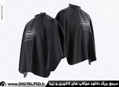 تصویر دانلود طرح موکاپ پیش بند آرایشگاه 