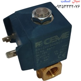 تصویر شیر برقی شم مدل 6612vv30sbc1-1/4In CEME 6612vv30sbc1-1/4In Solenoid Valve