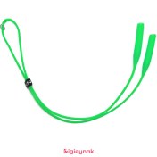 تصویر بند عینک سیلیکونی حروفی سبز (حرف Z) 