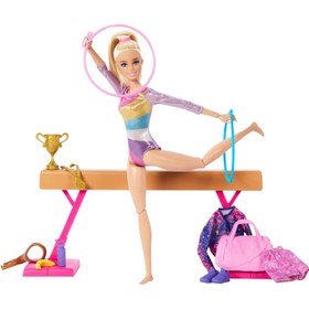 تصویر ست بازی ژیمناستیک باربی برند barbie Barbie Gymnastics Playset