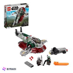 تصویر لگو و اسباب بازی های ساخت محور چند رنگ دخترانه پسرانه بچگانه سفینه ستاره‌جنگی بوبا فت 75312 مجموعه اسباب‌بازی برای ان LEGO 