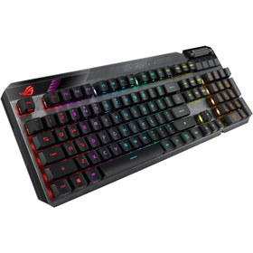 تصویر کیبورد بی سیم گیمینگ مکانیکال ایسوس Asus ROG Claymore II/RD/US Asus ROG Claymore II/RD/US keyboard