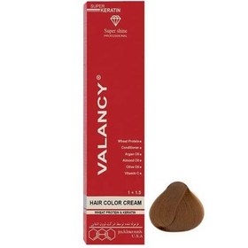 تصویر رنگ مو والانسی سری طلایی مدل بلوند طلایی متوسط شماره G6 VALANCYG6Hair Color 100 ml