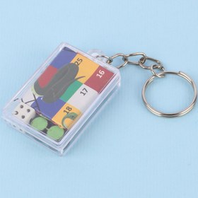 تصویر جاکلیدی منچ و مارپله کوچک Keychain Pendant