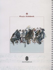 تصویر دفتر نت 40 برگ (5 خط)،(سیمی) 