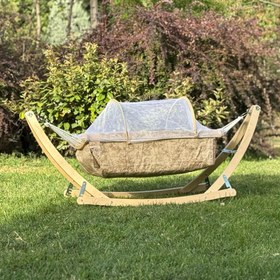 تصویر گهواره نوزاد تشک عمیق k1 برند راتین استور 