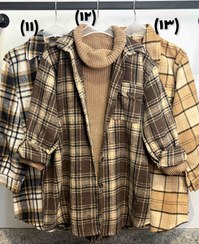 تصویر شکت پشمی دخترانه و زنانه | فری سایز | ترندی و مناسب فصل پاییز و زمستان - طرح ۱۱ 