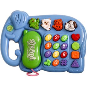 تصویر بازی آموزشی مدل تلفن موزیکال طرح فیل 