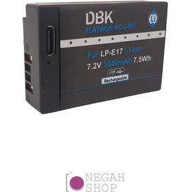 تصویر باتری دوربین کانن dbk lpe17 type c battery camera dbk lpe17 type c