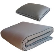تصویر ست تشک مهمان و بالشت یاپراک مدل کامفورت(قطر ٨سانت،ابعاد٨٥در١٨٥) ا Yaprak mattress and pillow set, comfort model Yaprak mattress and pillow set, comfort model