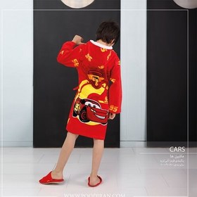 تصویر حوله مک کویین قرمز سایز 70 