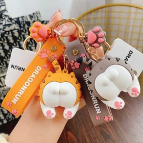 تصویر سرکلیدی گربه کیوت 