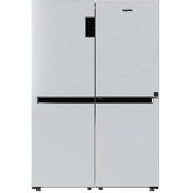 تصویر یخچال فریزر دوقلو دیپوینت مدل مستر پرو Master Pro - سیلور Double Refrigerator Freezer Dipoint Master Pro Model