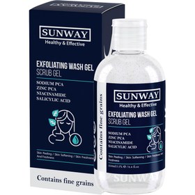 تصویر Sunway scrub gel – Skin exfoliating washing gel 