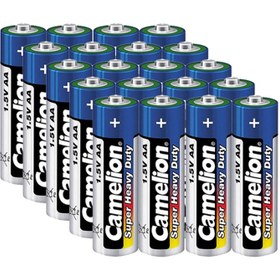 تصویر باتری قلمی و نیم قلمی کملیون مدل سوپر انرژی بسته 40 عددی 