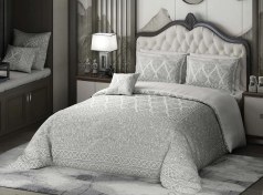 تصویر روتختی دونفره مخمل ژاکارد کد Bardiya3 