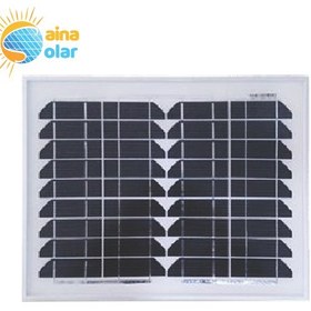 تصویر پنل خورشیدی مونو کریستال 10 وات YINGLI YL10C-18b 