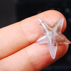 تصویر نگین عقیق شجر طبیعی ستاره ای 1.60گرم 