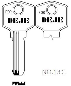 تصویر کلید دژ راست 13C دژ چپ