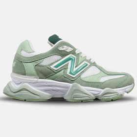 تصویر کفش کتانی زنانه سبز سفید NEW BALANCE 9060 مدل 4200 