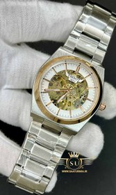 تصویر ساعت مکانیکی بدون باطری تیسوت دو رنگ TISSOT T 137410 A 