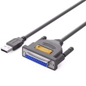 تصویر کابل تبدیل USB به DB25 parallel یوگرین مدل US167-20224 طول 1.8 متر 