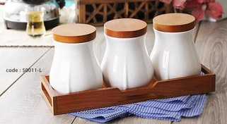 تصویر ست پاسماوری 3 عددی چوب سرامیک 