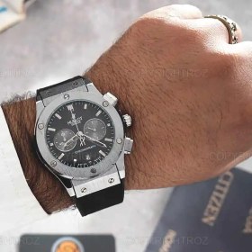 تصویر ساعت مچی مردانه هابلوت HUBLOT سه موتوره مدل 1961 