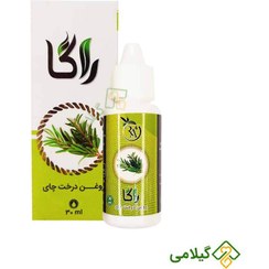 تصویر روغن صورت راگا مدل درخت چای حجم 30 میل لیتر Raga face oil, tea tree model, volume 30 ml