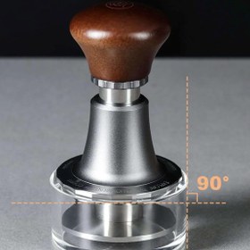 تصویر تمپر قهوه زیرو هیرو مدل Sword سایز ۵۸ میلی‌متر 