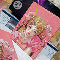 تصویر پالت آرایشی کتابی 