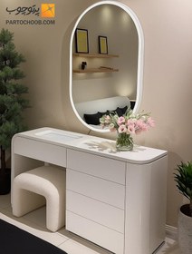 تصویر میز آرایش مدرن مدل سلنا 