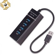 تصویر هاب 4 پورت USB 2.0 ( USB HUB ) دی نت مدل 423 1/20 سانتی متر 