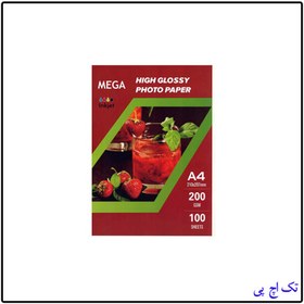 تصویر کاغذ فتوگلاسه 200 گرم مگا 