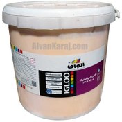 تصویر رنگ تمام پلاستیک زرد مات الوان (دبه) کد 822 